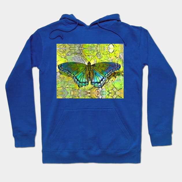 If Butterfly Flew Green Hoodie by JeanGregoryEvans1